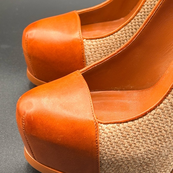 Saint Laurent Cloth heels 38 Used Brown, Cloth - Picture 4 of 16